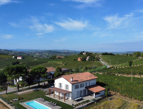 A Bird’s-Eye View of Villa Bricco 46 and Its Surroundings